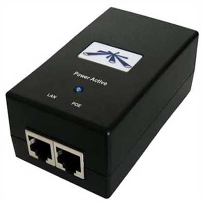 Ubiquiti POE 48 24W G Inyector PoE 48VDC 24W  UAP 